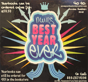 Pictured above is the 2010-2011 yearbook.