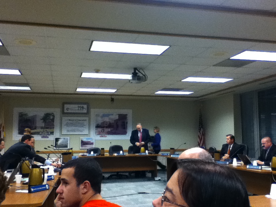 School Board Meeting-- photo by Rozy Kanjee