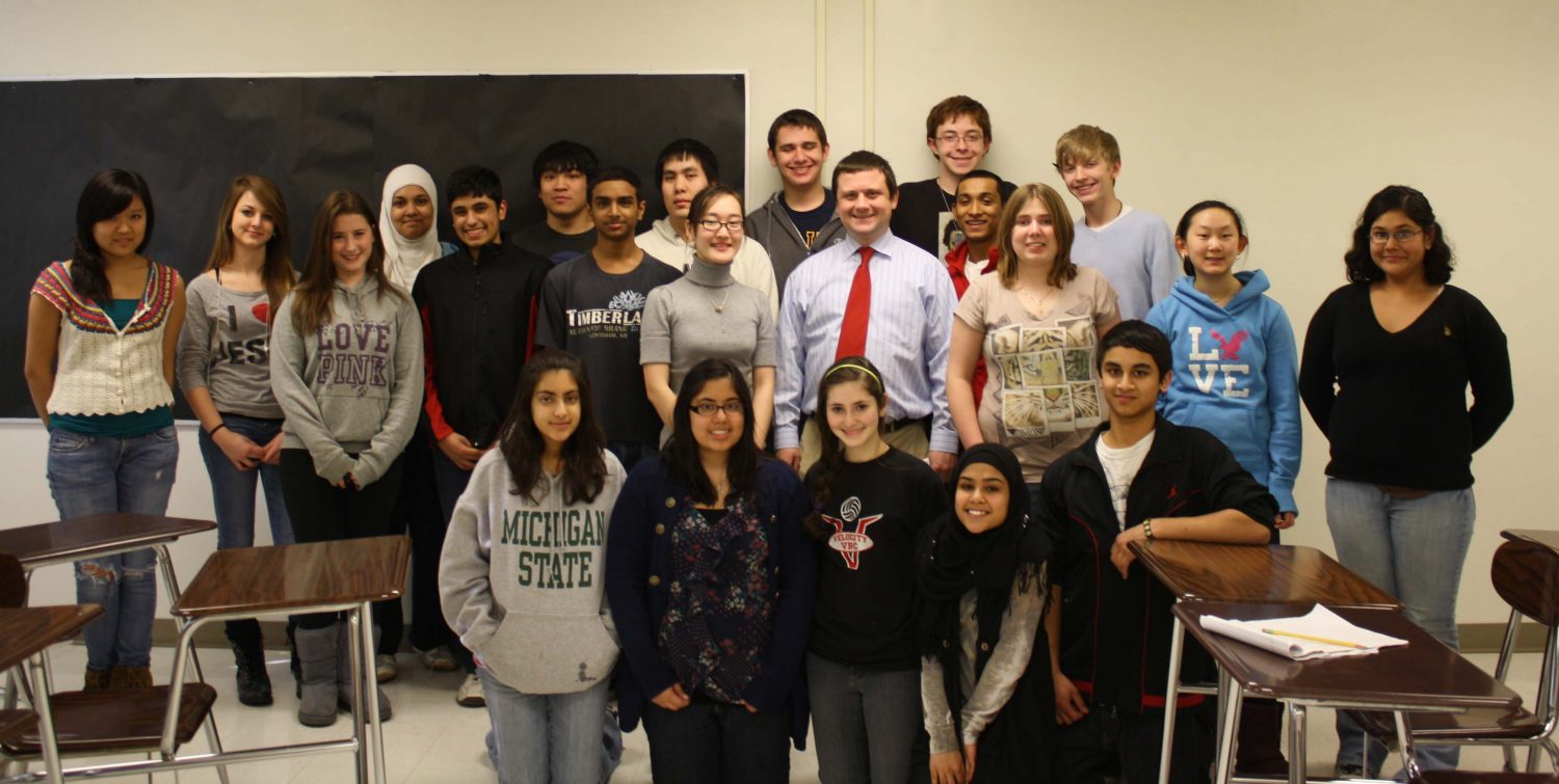 The debate team. PHOTO by Carolina Bedoya