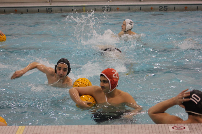 Boys Water Polo Practice. Photo by Rebecca Yun