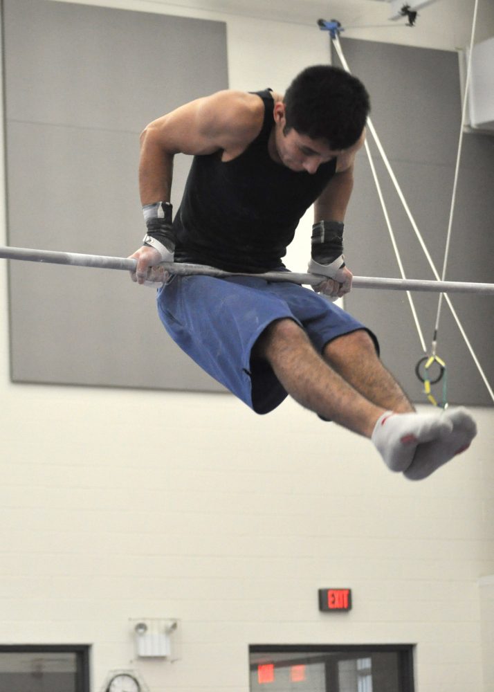 Boys Gymnastics Practice. Photo by Vicky Robles