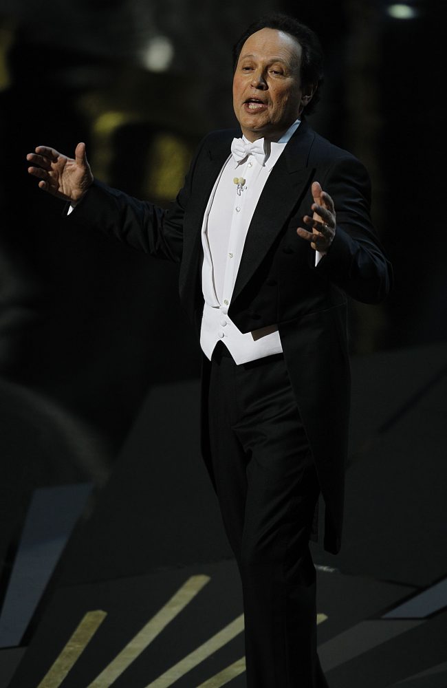 Billy Crystal opens the 84th Annual Academy Awards show at the Hollywood and Highland Center in Los Angeles, California, on Sunday, February 26, 2012. (Robert Gauthier/Los Angeles Times/MCT)