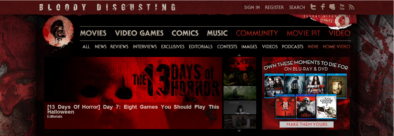 Horror Just One Click Away