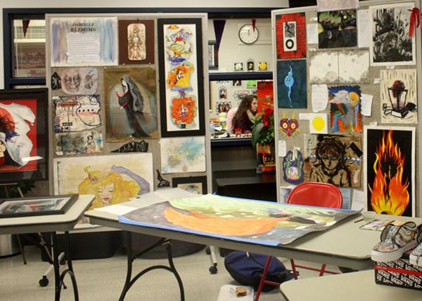 AP Art Show Displays Students Talents