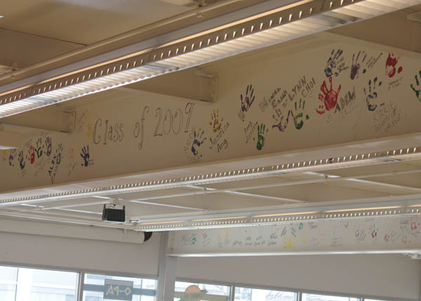 Senior Hand Prints Held Today