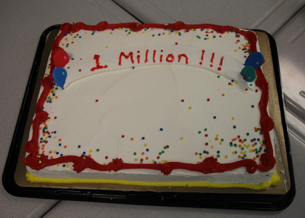 The NWN website hits the one-million page-view mark. Photo by Emily Butera