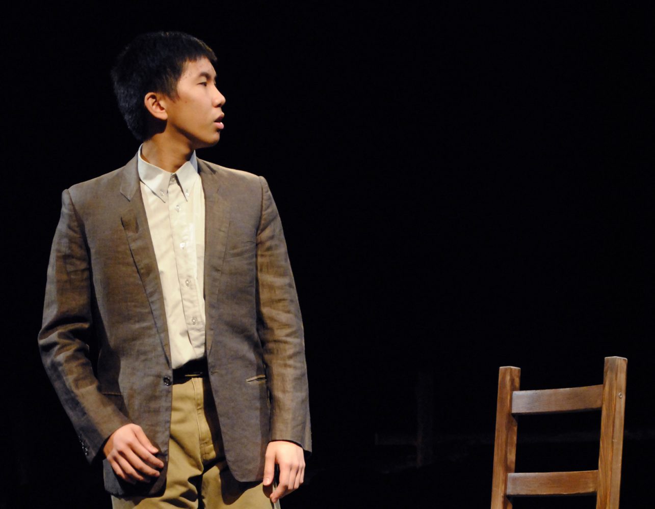 J.T. Fontelera plays the Sheriff in the Laramie Project during the fall 2012 theater season. Photo by Vicky Robles, NWN file photo