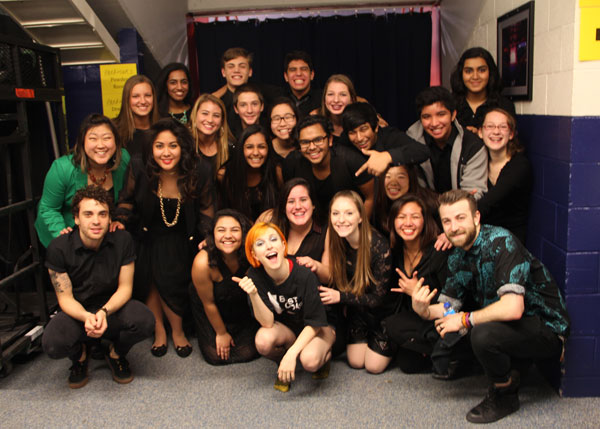 Choir Students Share the Spotlight with Paramore