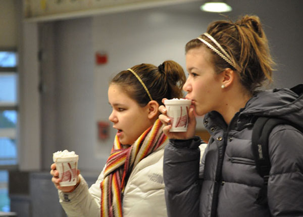 Hot Chocolate with the Principal Held Throughout December