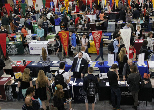 Niles Wests annual College Fair hosts up to 250 different schools. 