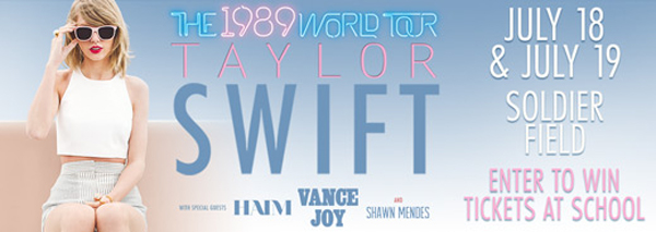 Contest: Win 2 Free Tickets to Taylor Swift!