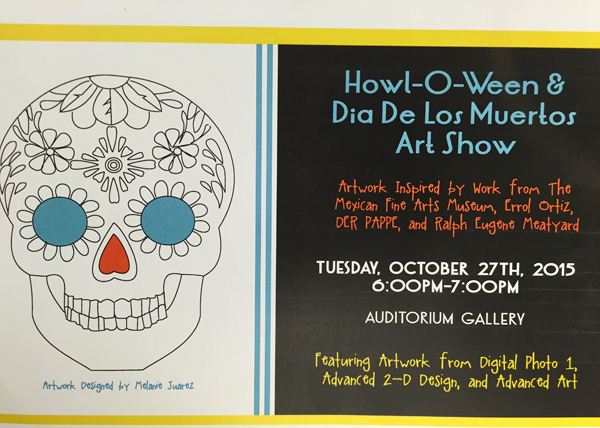 Howl-O-Ween and Dia De Los Muertos Art Show to be Held Today