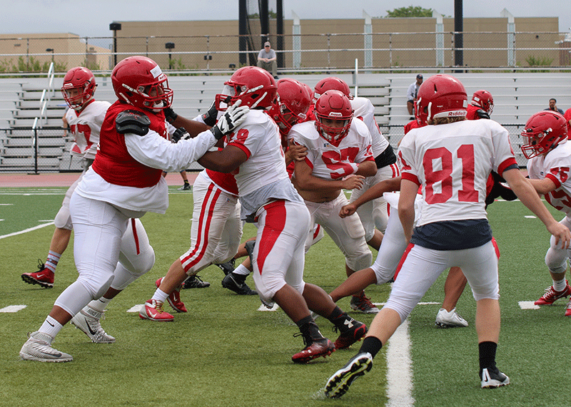 Varsity Football: Red & White Scrimmage