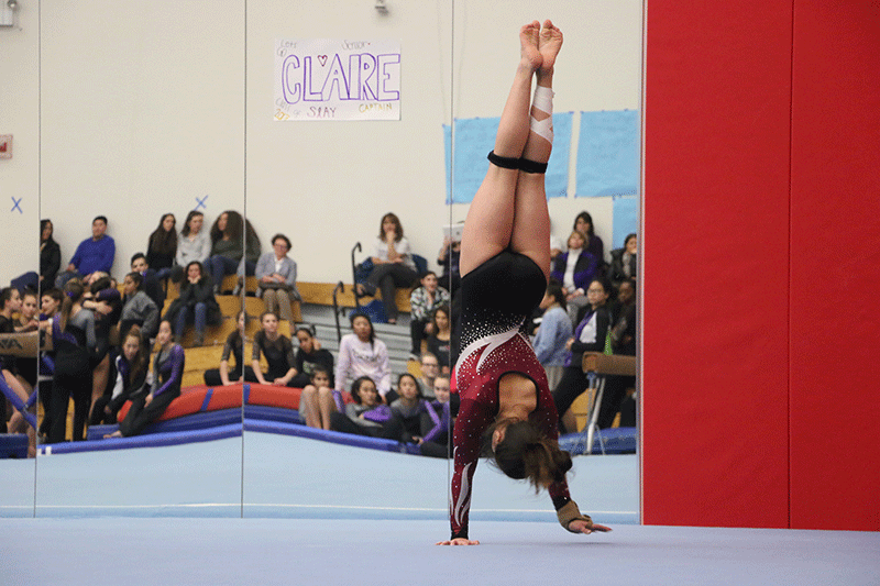 Girls Varsity Gymnastics: West vs North