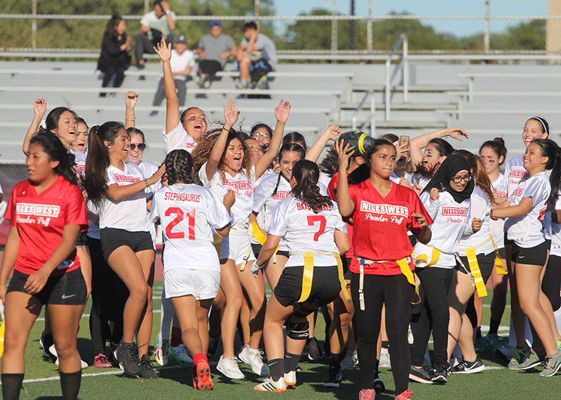 Niles West Post Powder Puff Game