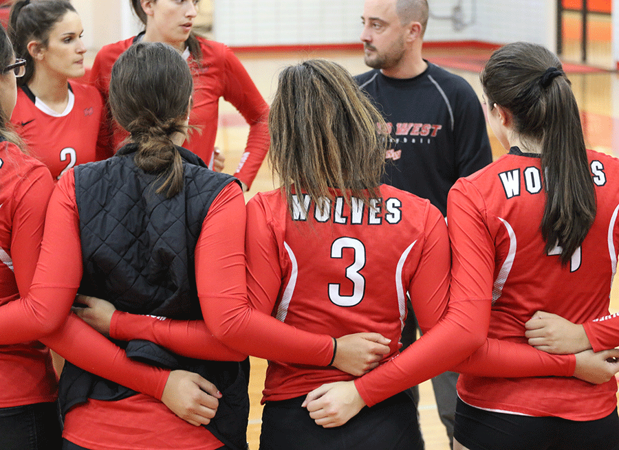 Girls Varsity Volleyball game verse Lane Tech  wins their game on Wednesday, September 9th making their record 9-2. 