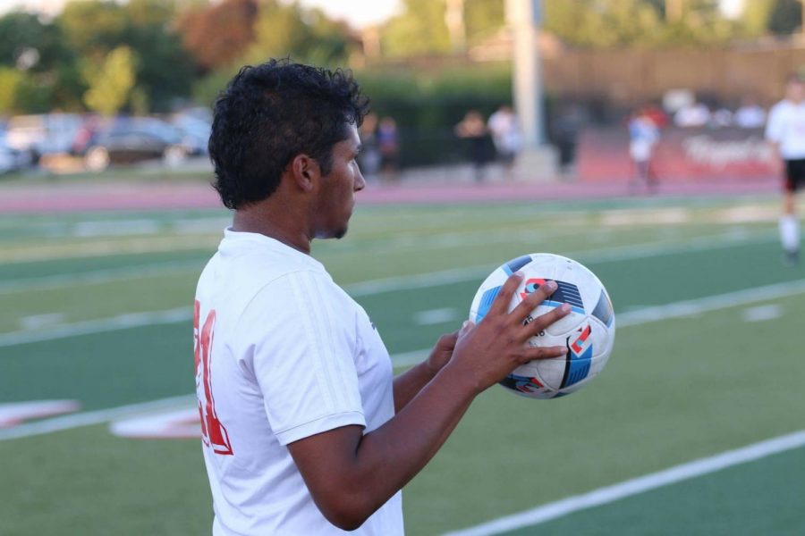 Friday night the varsity soccer team defeated Niles North by two goals bringing home the traveling trophy.