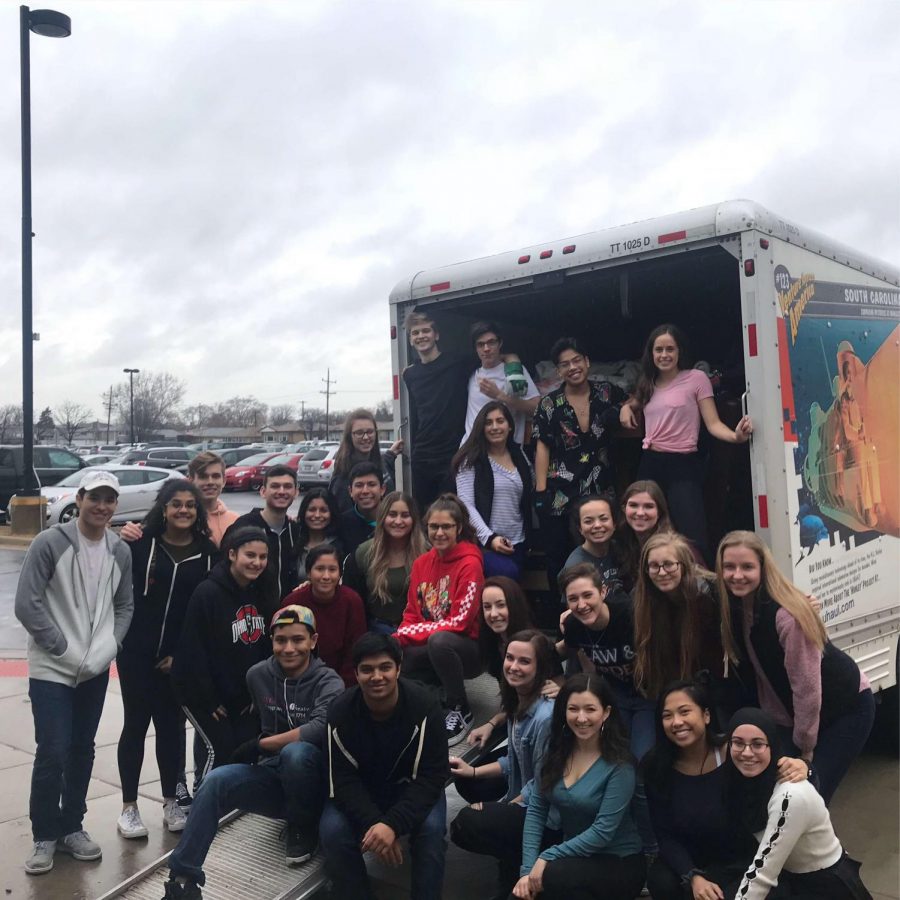 Niles West Theater members attend Theater Fest at Illinois State University. 