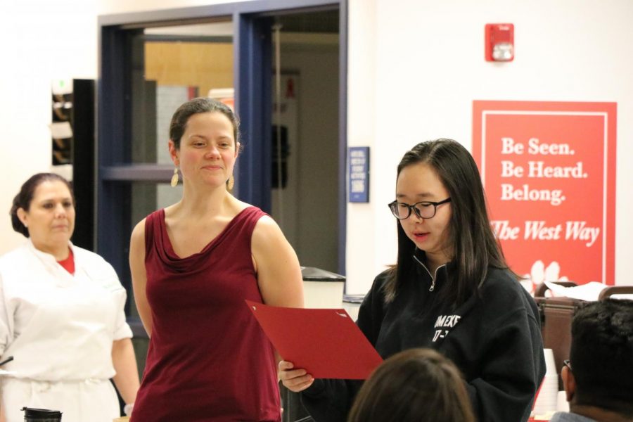 Junior Jacqueline Wang speaks about why math teacher Sarah Wagner deserves recognition.