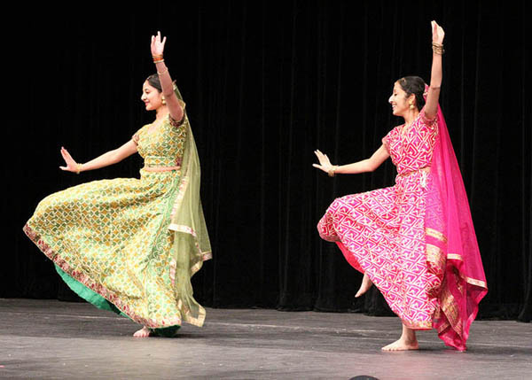 Cultural dance being performed at annual Indo-Pak night. 