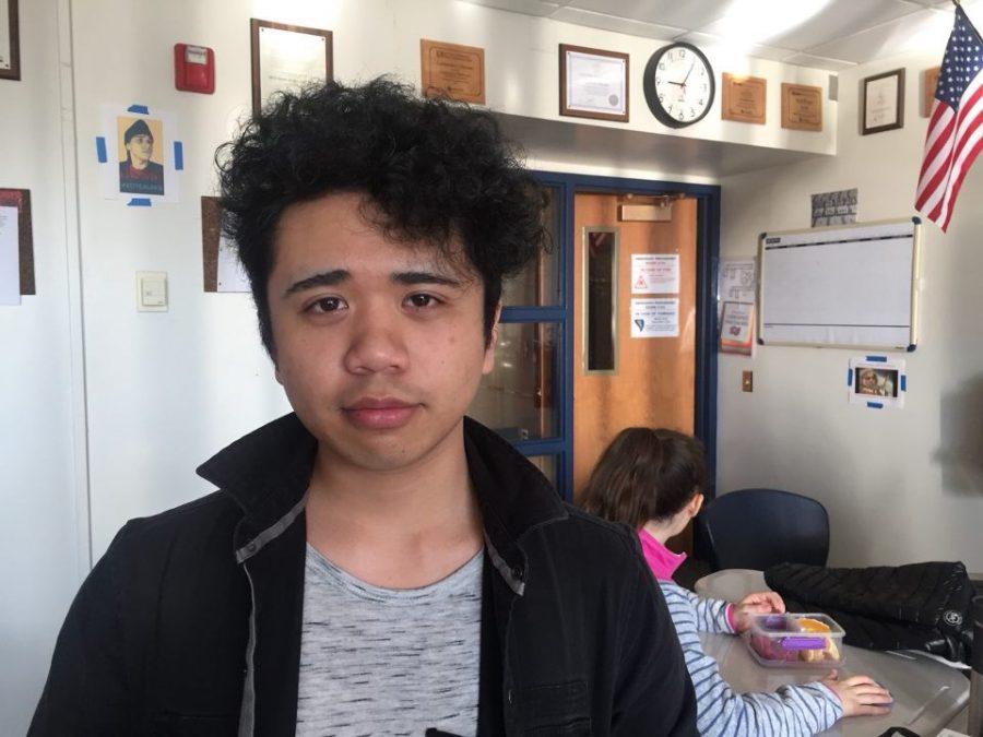 Junior Ryland Narvaez hopes to be a voice actor when he grows up. 