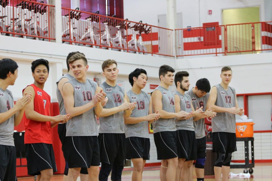 Varsity+Boys+Volleyball+beats+Loyola+in+two+sets+bringing+their+record+to+2-0.