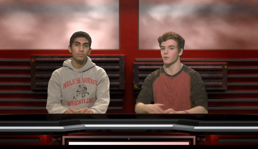 Michael+McKay+sits+down+with+varsity+wrestler%2C+sophomore+Ismail+Patel+to+discuss+the+end+of+the+season.+