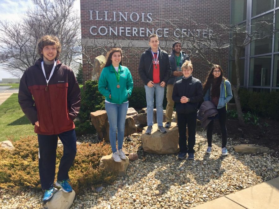 Niles West WYSE state competitiors at University of Illinois Urbana-Champaign
