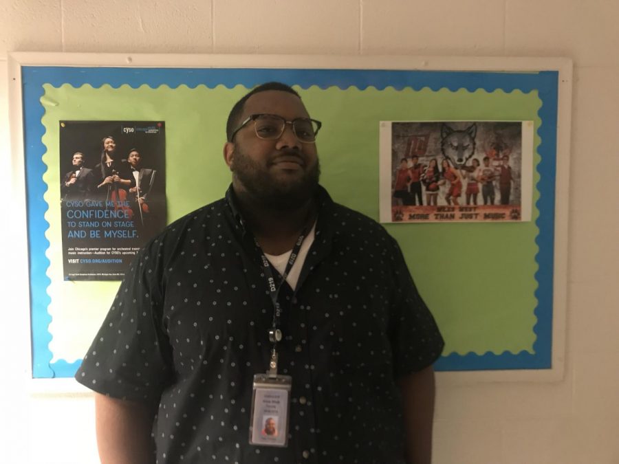 This is Mr. Chester's first year teaching at Niles West.