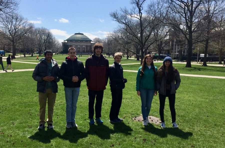The Niles West WYSE team at the state competition at UIUC.