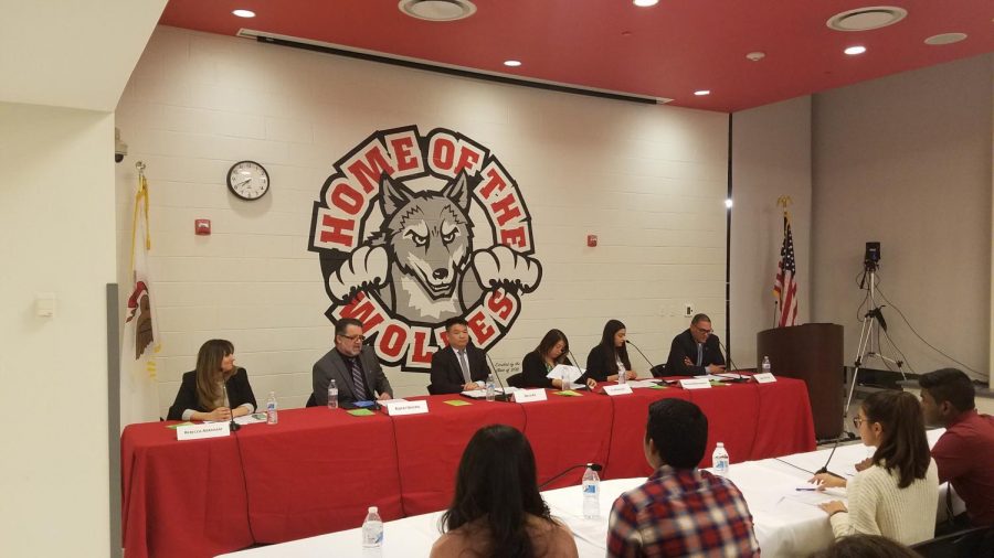 Candidates for District 219 Board of Education had the opportunity to participate in a forum to discuss their reasons for wanting to be elected to the board. 