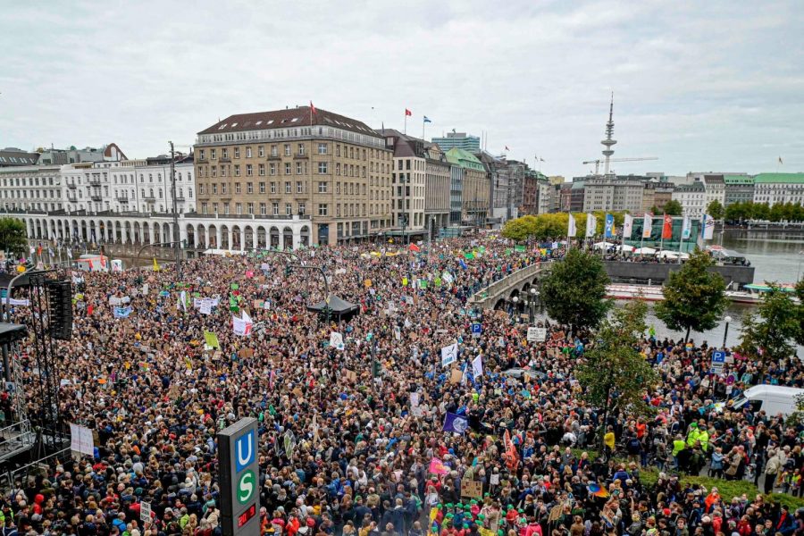 Climate protests in Germany.