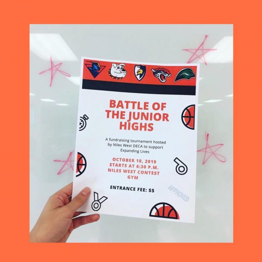 DECA flyer for the Battle of the Junior Highs.