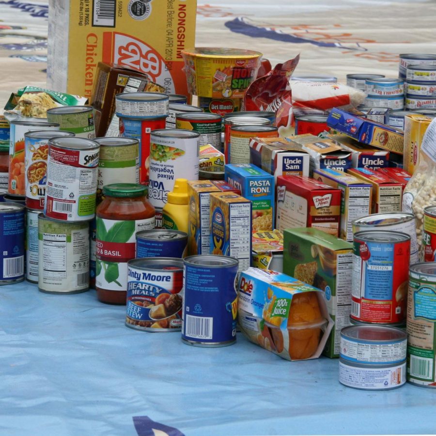 Students can donate canned food through the Student Activities food drive until November 15.