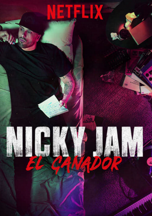 Cover on Netflix for the newest show Nicky Jam: El Ganador. 