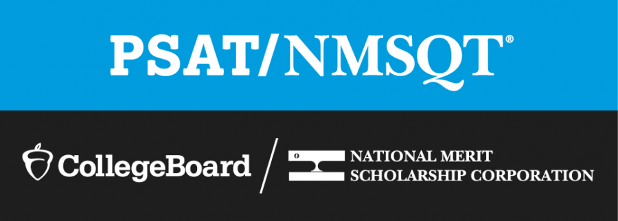 National Merit Scholarship Corporation Logo in partnership with Collegeboard and the PSAT/NMSQT®