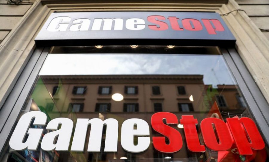 Outside of a GameStop store on Jan. 28, 2021 just days after the GME share price surged. 