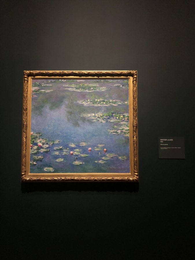 One of Monets many water lily paintings. 