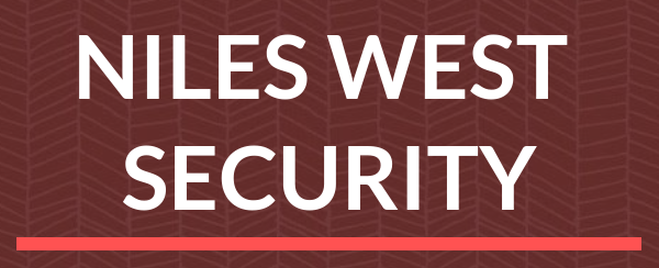 Front page of Niles West Security website.