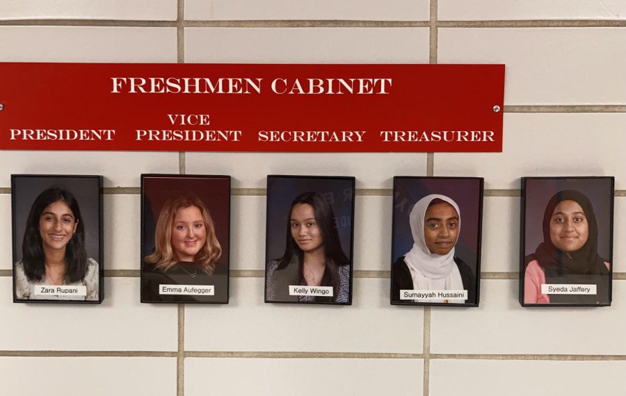 2021-2022 freshman cabinet members