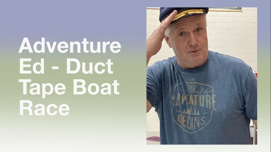 Adventure Ed Sets Sail on Their Duct Tape Boats