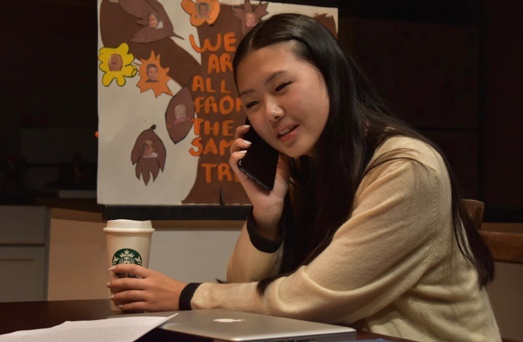 Emily Lim performing her role as Judy in A kid like Jake