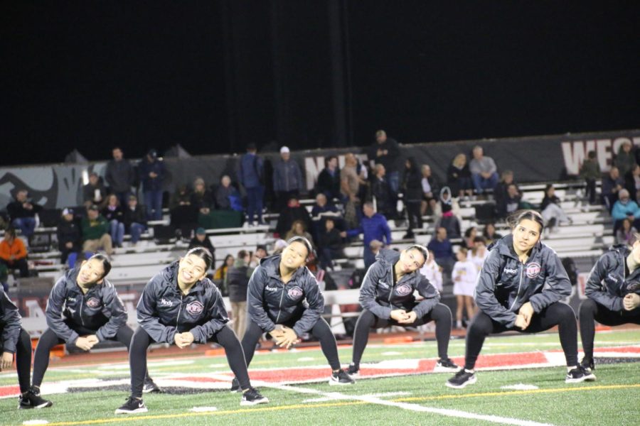 The varsity dance team ends its season with an amazingly choreographed dance.