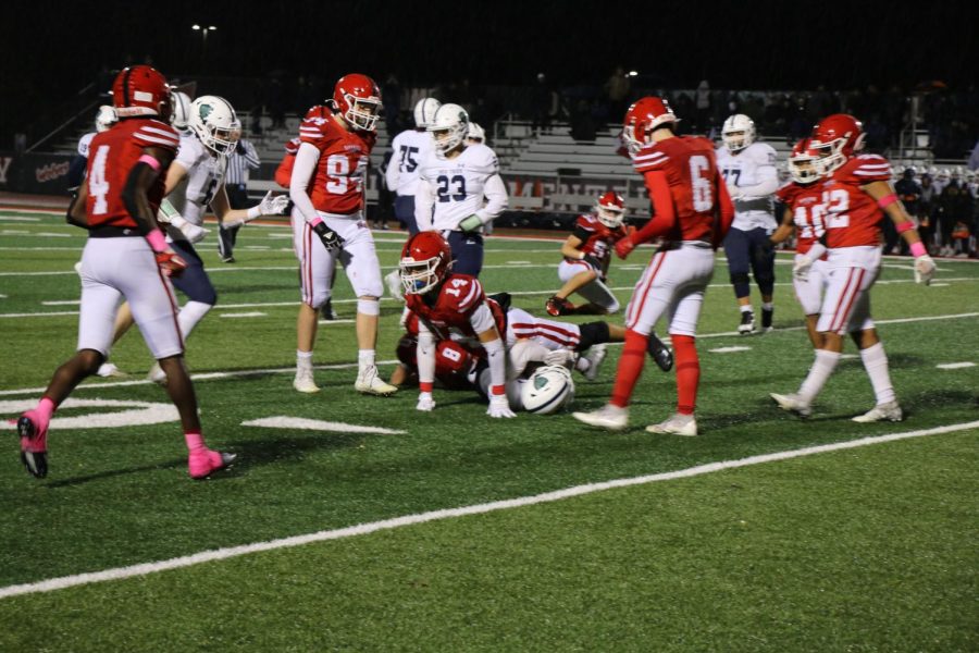 Jayden Fowler on one of New Triers player.