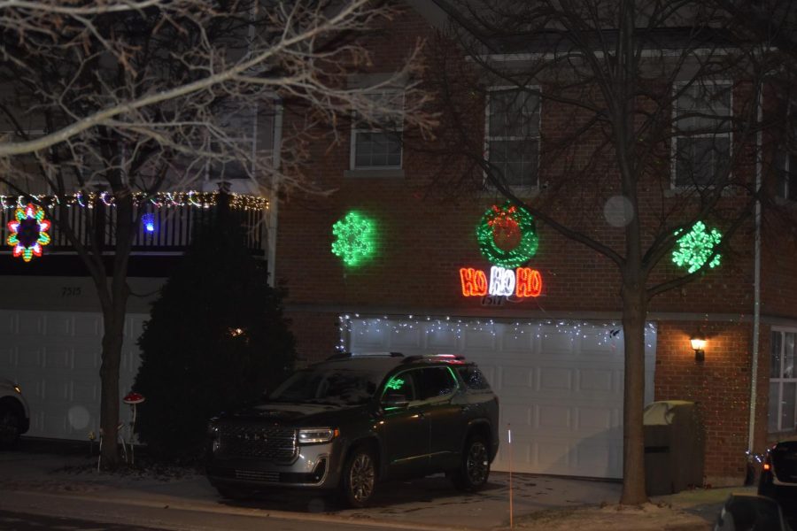 Townhomes in the Niles West area put up LED signs outside. 