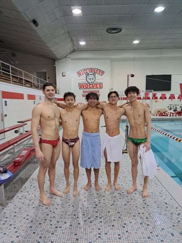 Niles West News  Niles West Boy's Swim Takes Bleached Hair to a