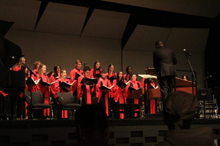 Choir is conducted by Director of Choirs, Matthew Hunter.
