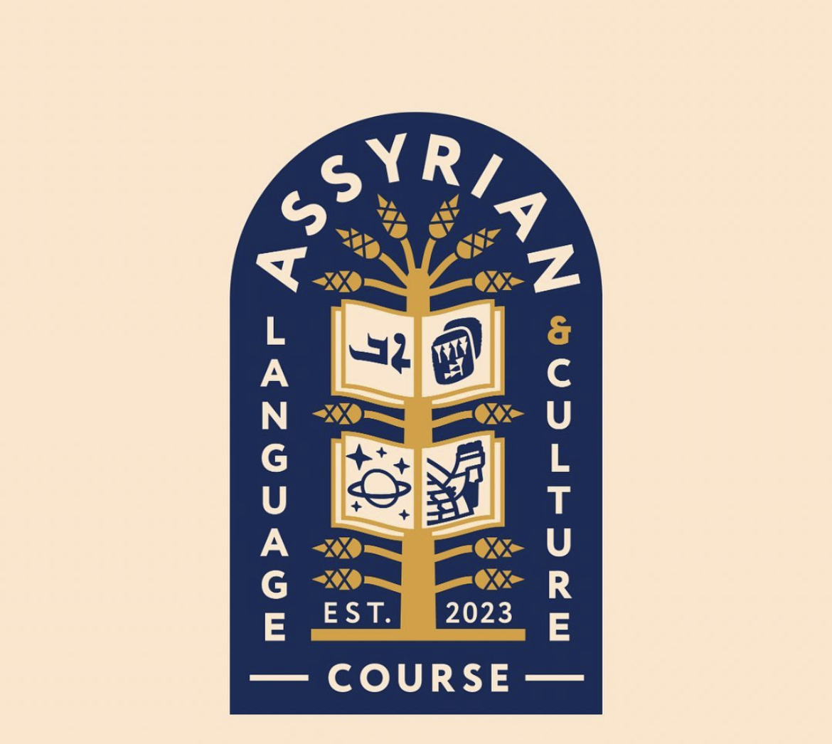 An official logo representing Niles Wests new Assyrian Language and Culture course via @d219assyrian on Instagram.