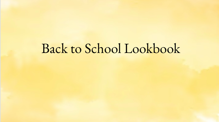 This is the 2023-2024 back to school lookbook! 