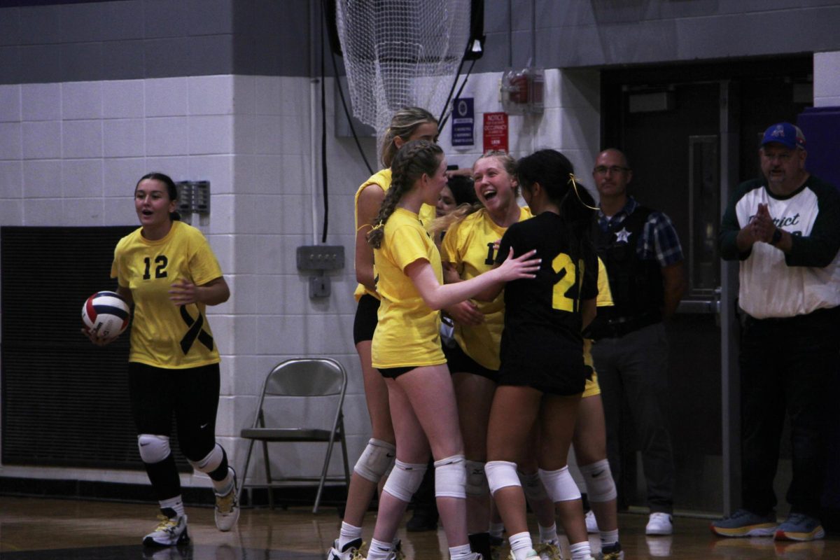 Wolves+celebrate+after+beating+Niles+North.+